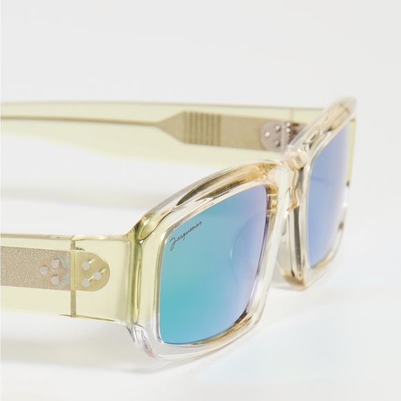 JACQUEMUS Les Lunettes Sunglasses in Multi Green - Picture 12 of 14
